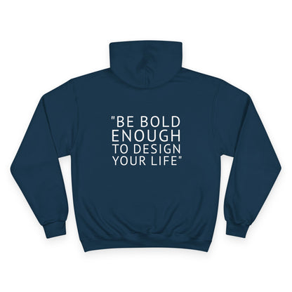 Bold Quote Champion Hoodie