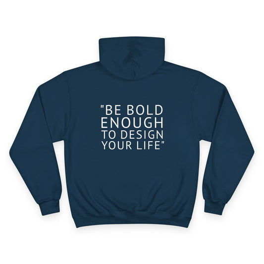 Bold Quote Champion Hoodie